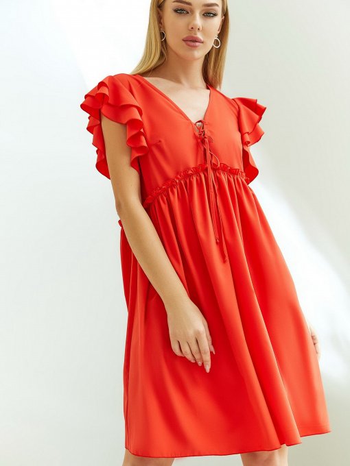 Сукні VOVK модель 011100 червоний Фото