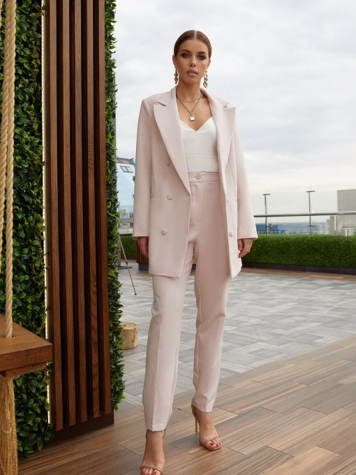 Повседневные штаны VOVK модель 011665 пудровий Фото