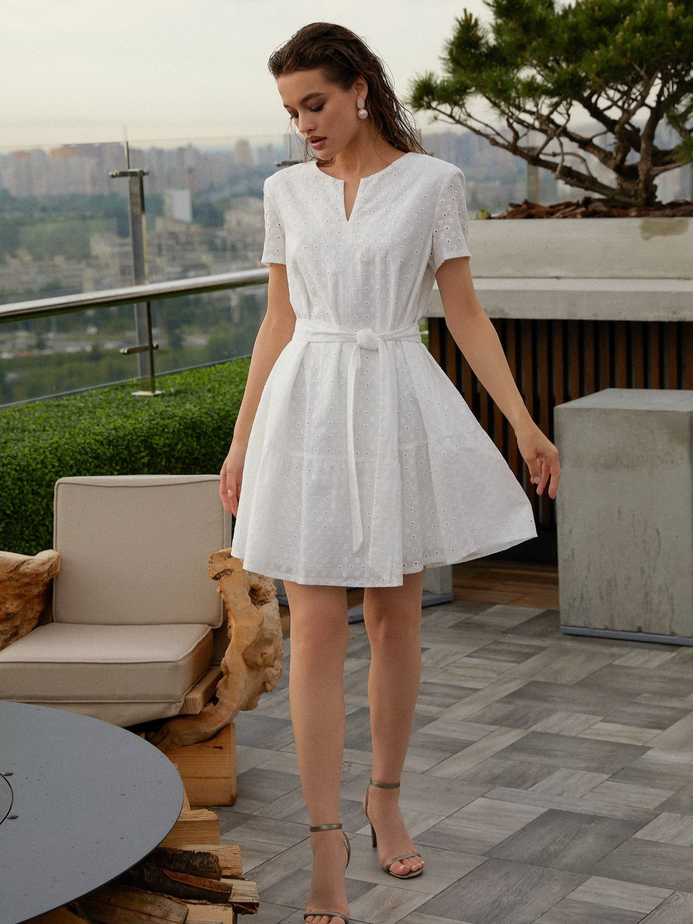 Сукні VOVK модель 011538 білий Фото