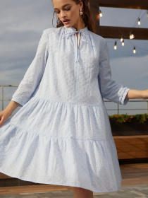 Сукні VOVK модель 011635 небесний Фото