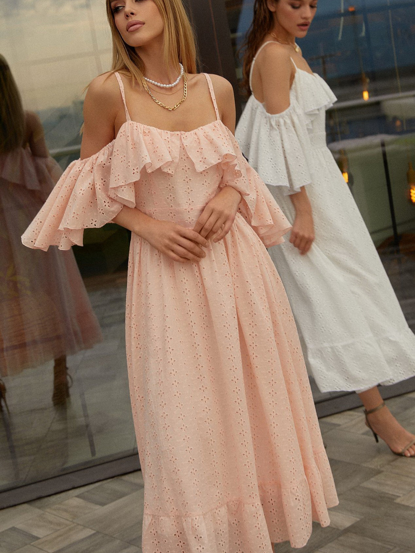 Сарафан VOVK модель 011535 білий Фото