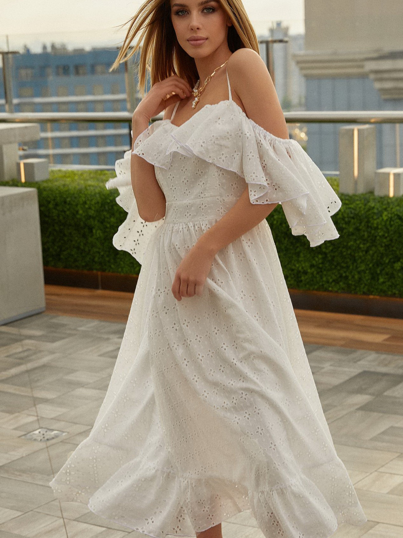 Сарафан VOVK модель 011535 білий Фото