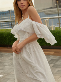 Сарафан VOVK модель 011535 білий Фото