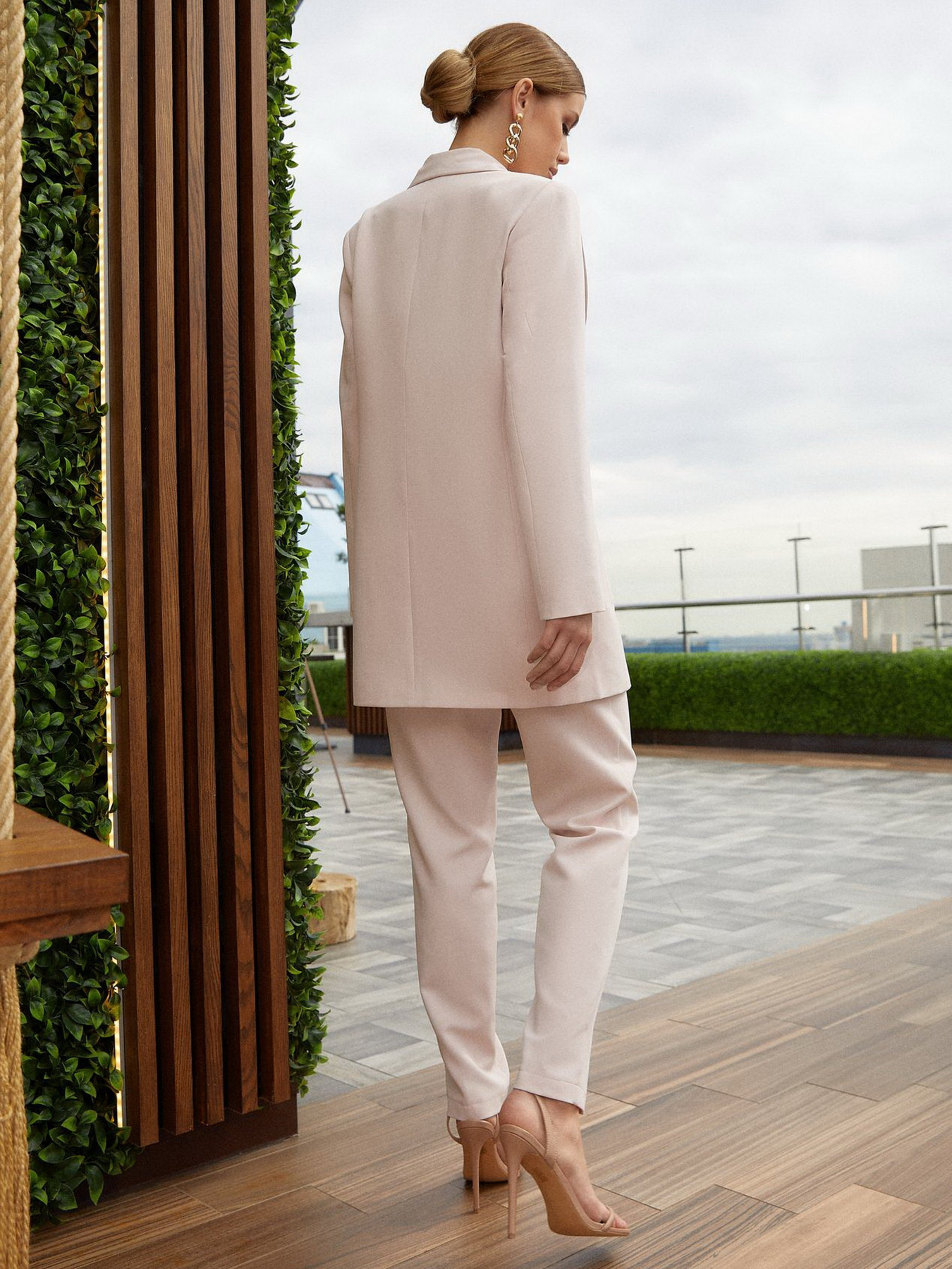 Жакет VOVK модель 011663 пудровий Фото