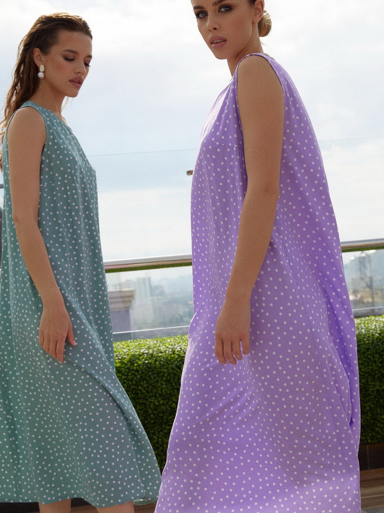 Платья VOVK модель 011676 лавандовий Фото