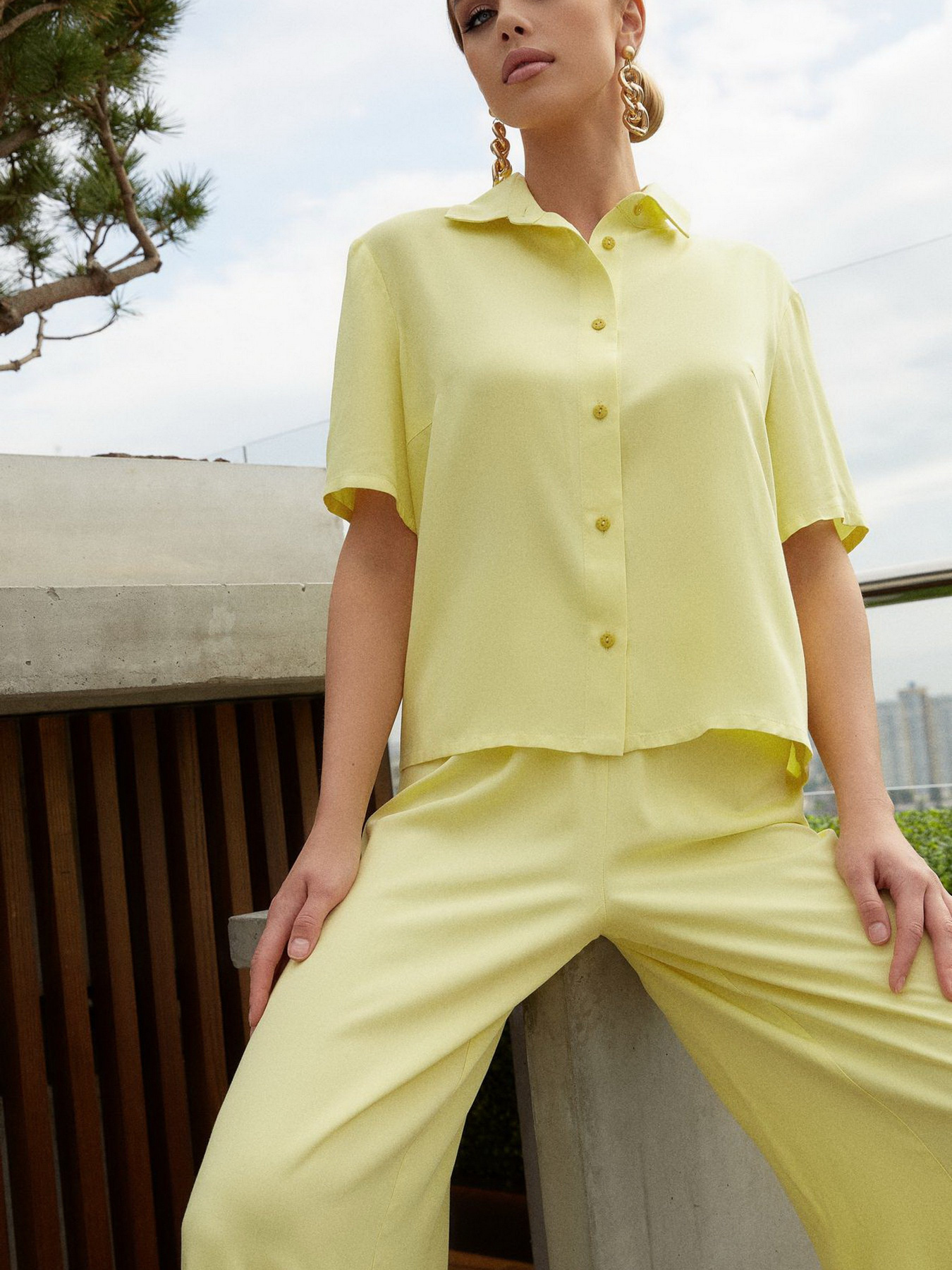 Костюми VOVK модель 011695 жовтий Фото