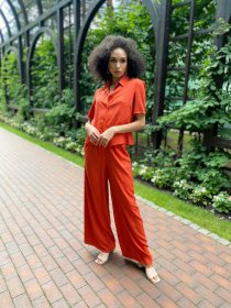 Костюми VOVK модель 011694 помаранчевий Фото