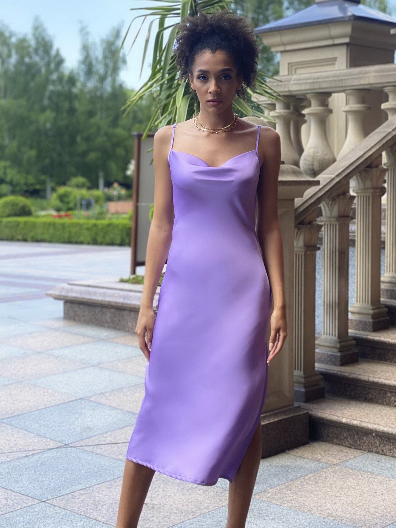 Платья VOVK модель 011889 ліловий Фото