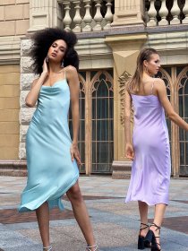 Платья VOVK модель 011892 м'ятний Фото