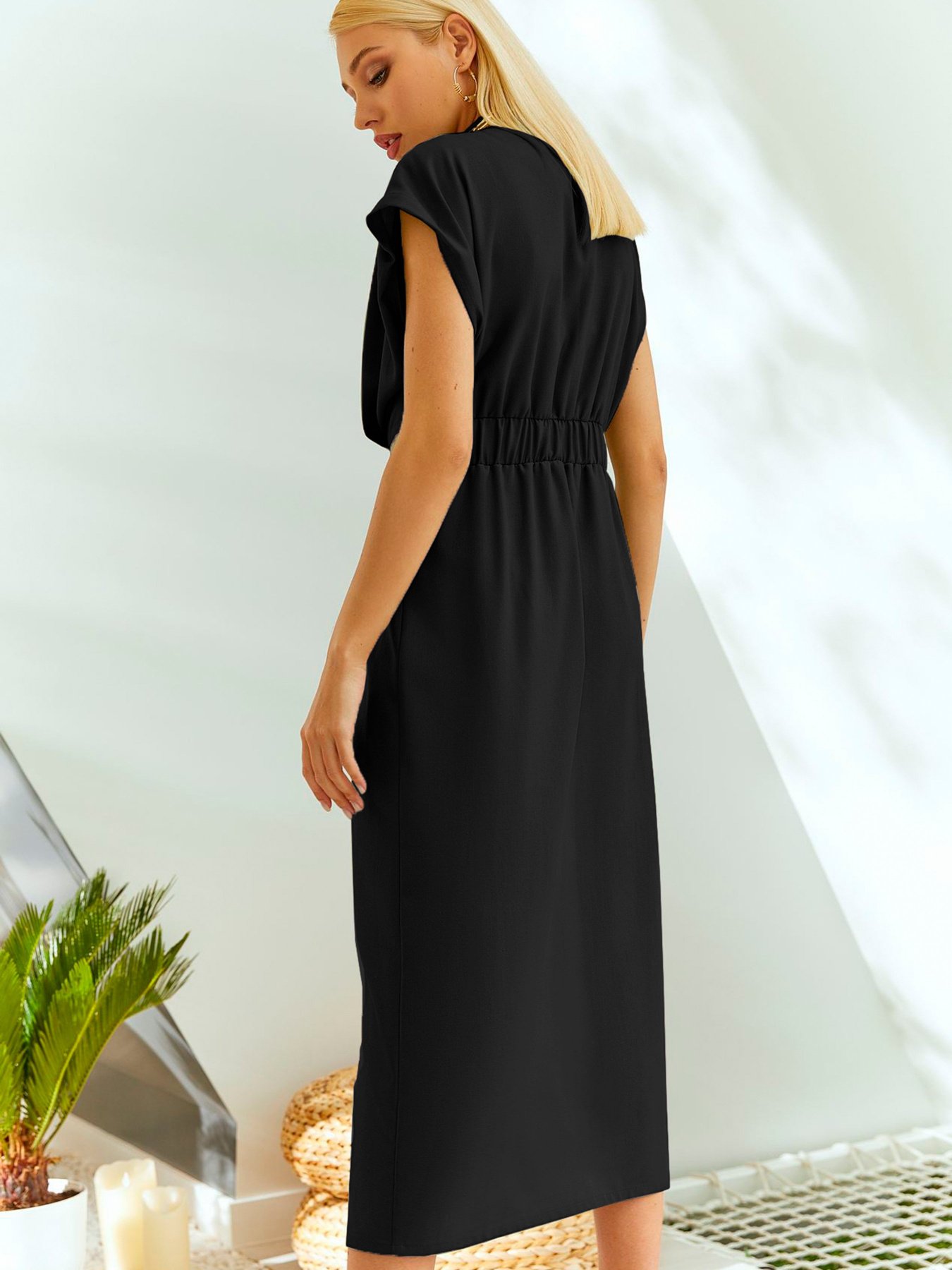 Платья VOVK модель 011974 чорний Фото