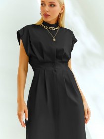 Платья VOVK модель 011974 чорний Фото