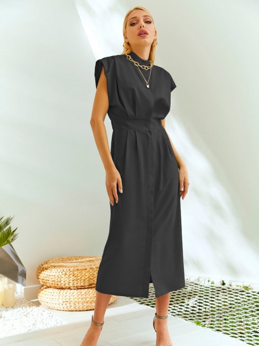 Платья VOVK модель 011974 чорний Фото