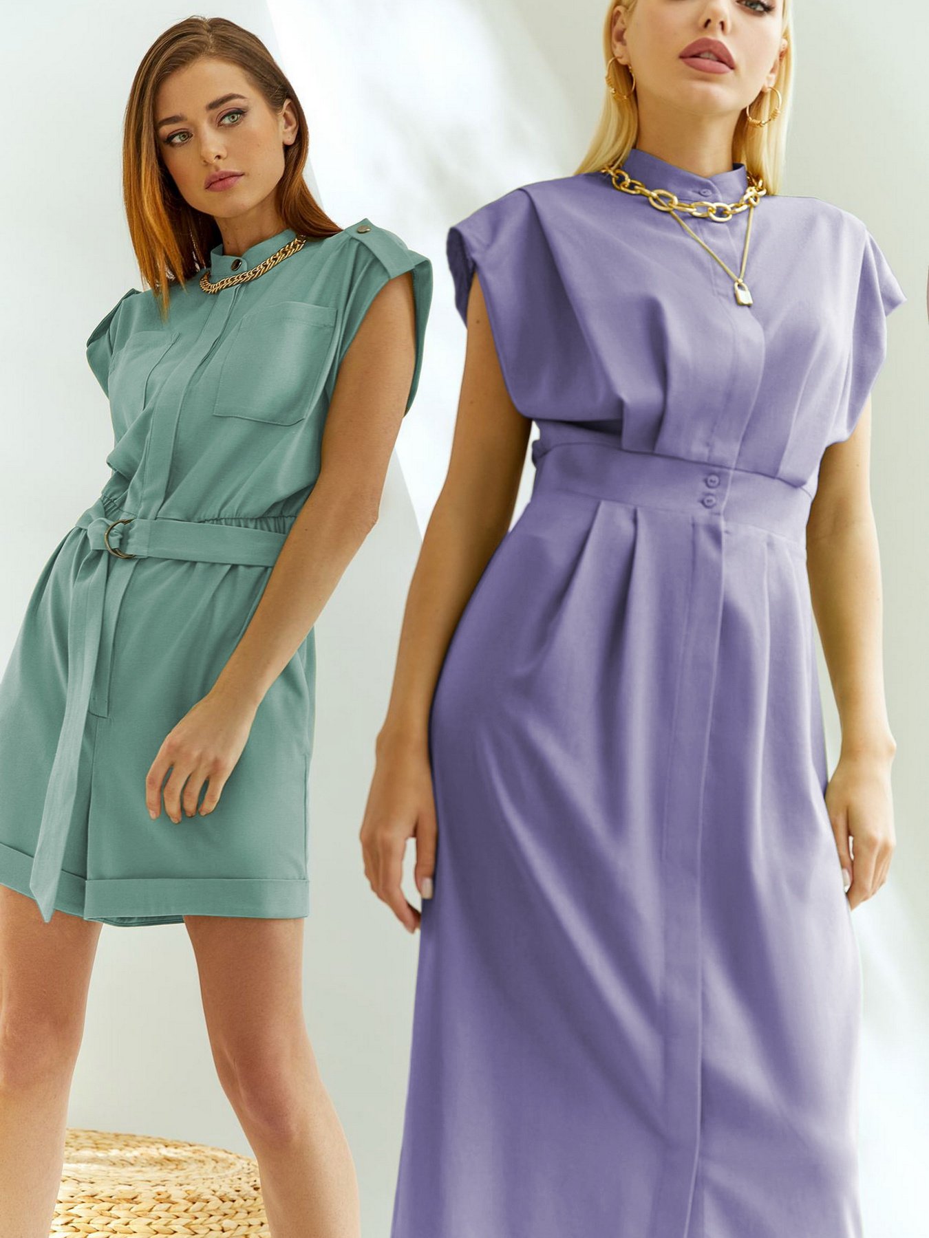 Платья VOVK модель 011975 лавандовий Фото