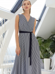 Платья VOVK модель 08461 смужка Фото