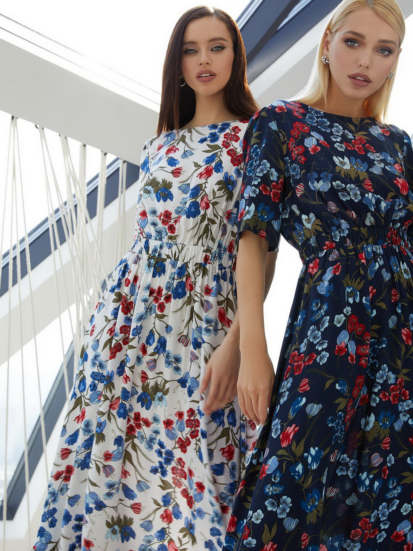 Сукні VOVK модель 08954 квіти Фото