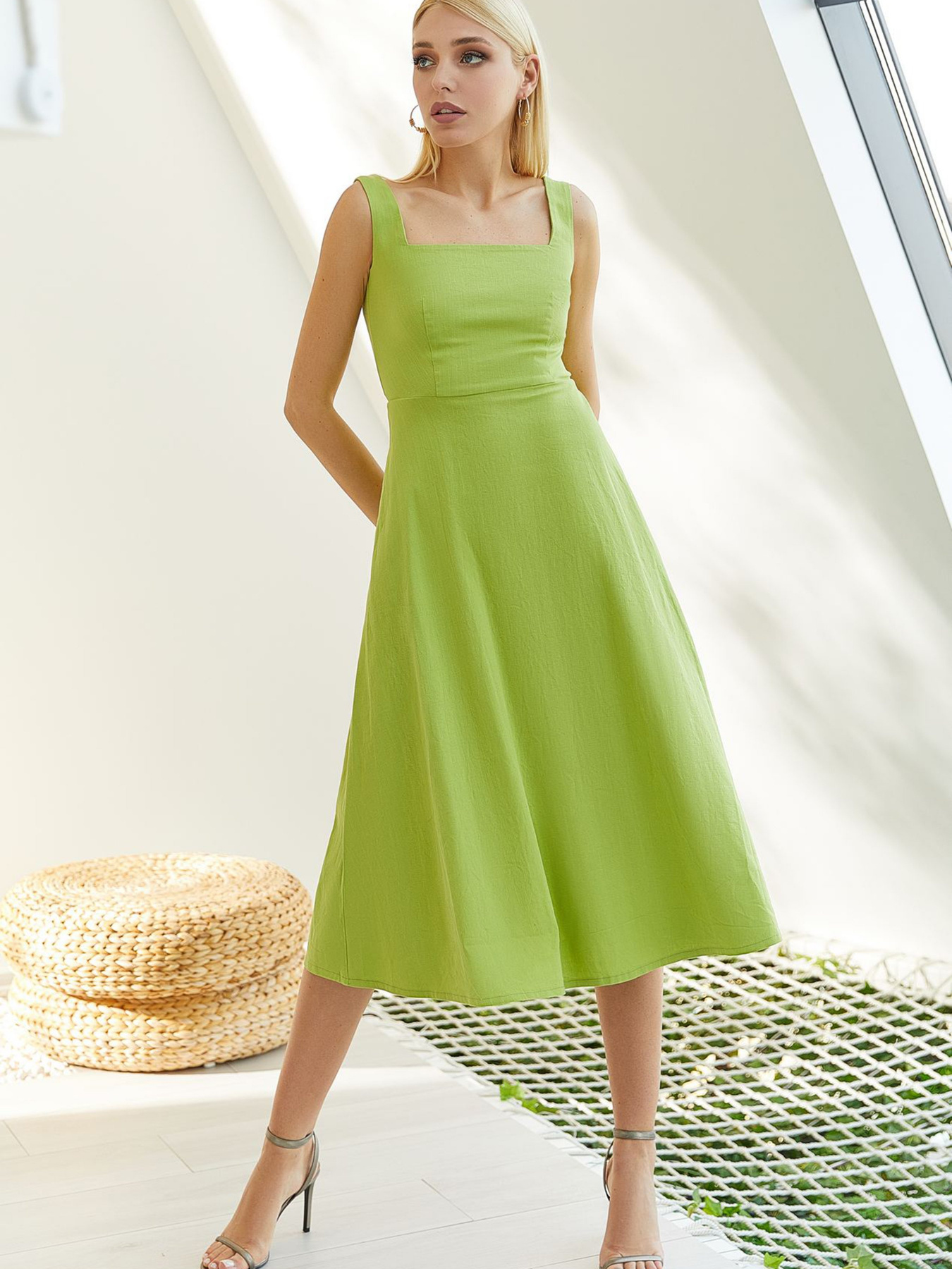 Сарафан VOVK модель 09946 лайм Фото