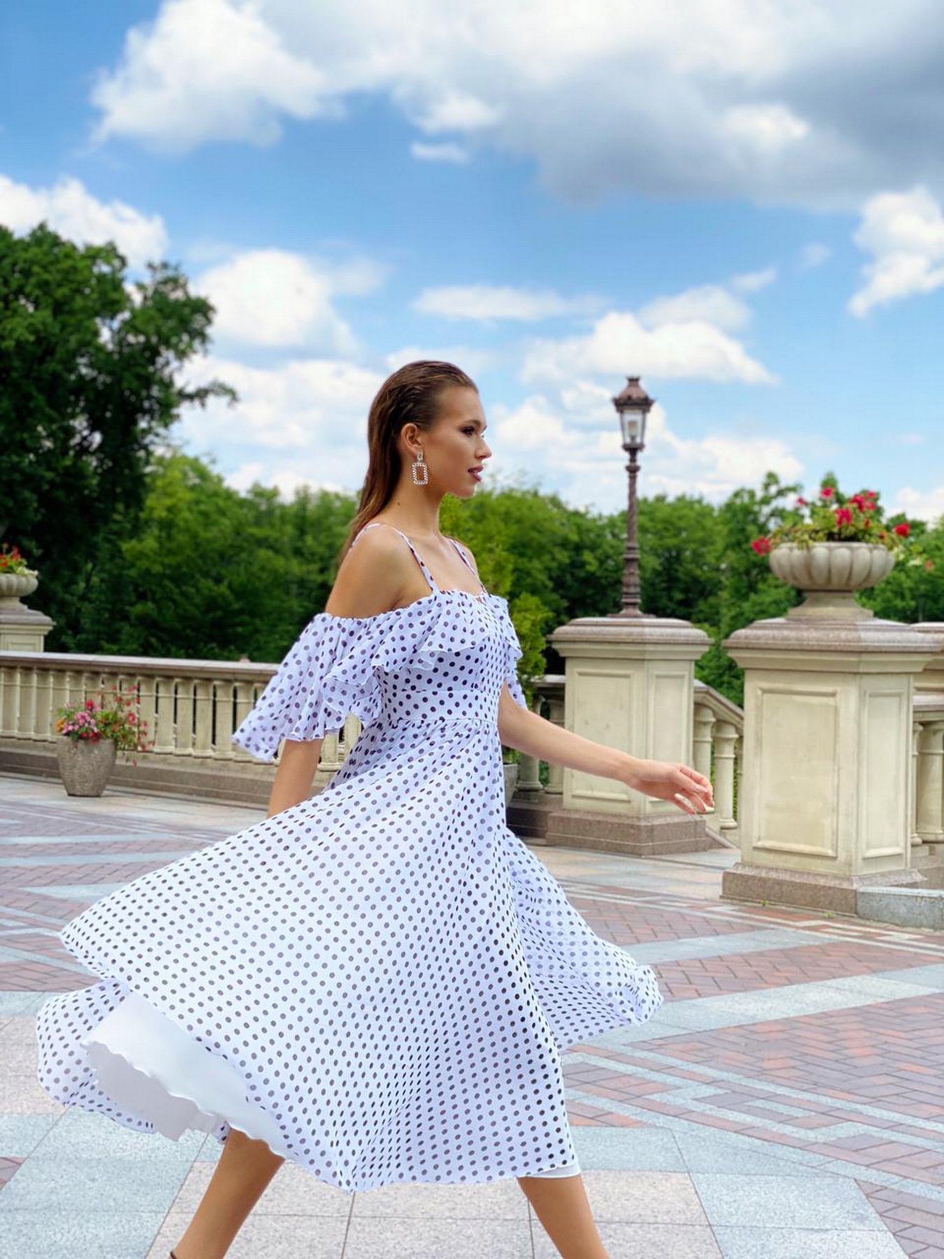 Сарафан VOVK модель 011711 горох Фото