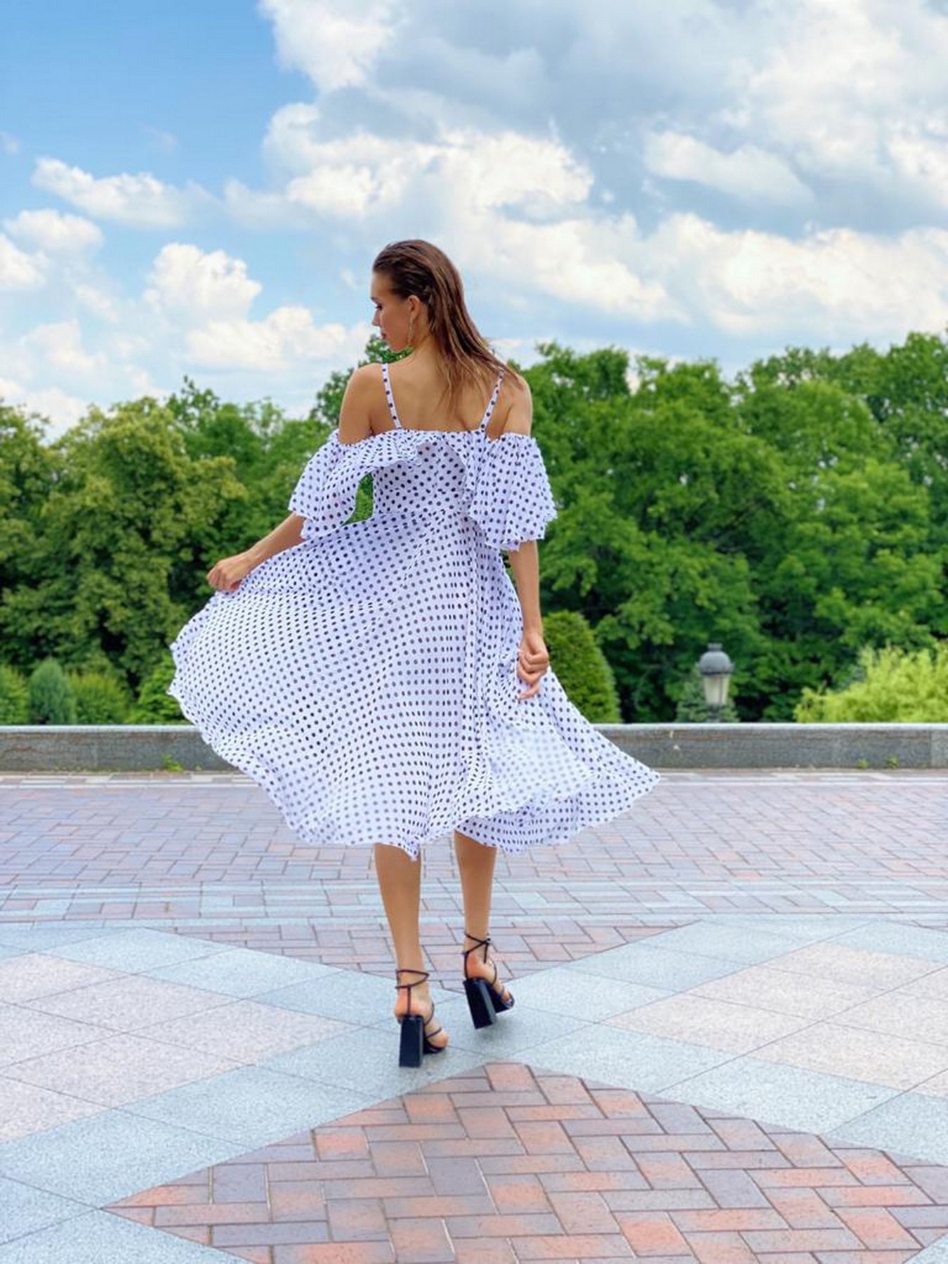 Сарафан VOVK модель 011711 горох Фото