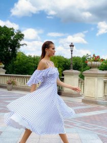 Сарафан VOVK модель 011711 горох Фото