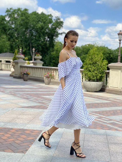 Сарафан VOVK модель 011711 горох Фото