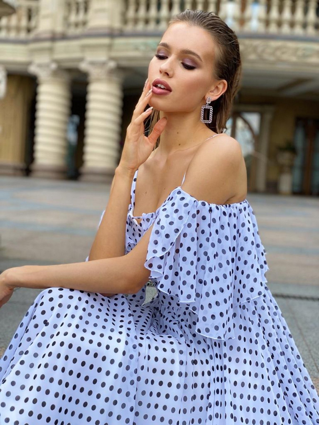 Сарафан VOVK модель 011711 горох Фото