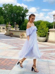 Сарафан VOVK модель 011711 горох Фото