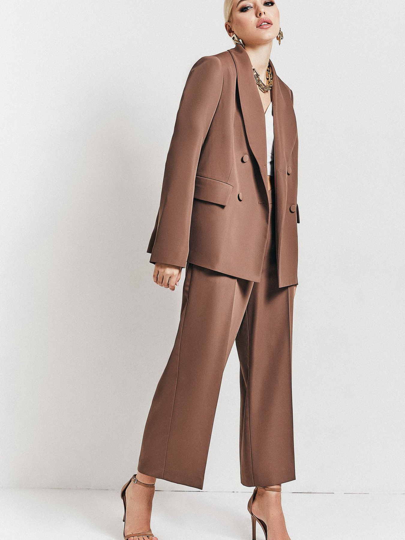 Костюмы VOVK модель 07729 коричневий Фото