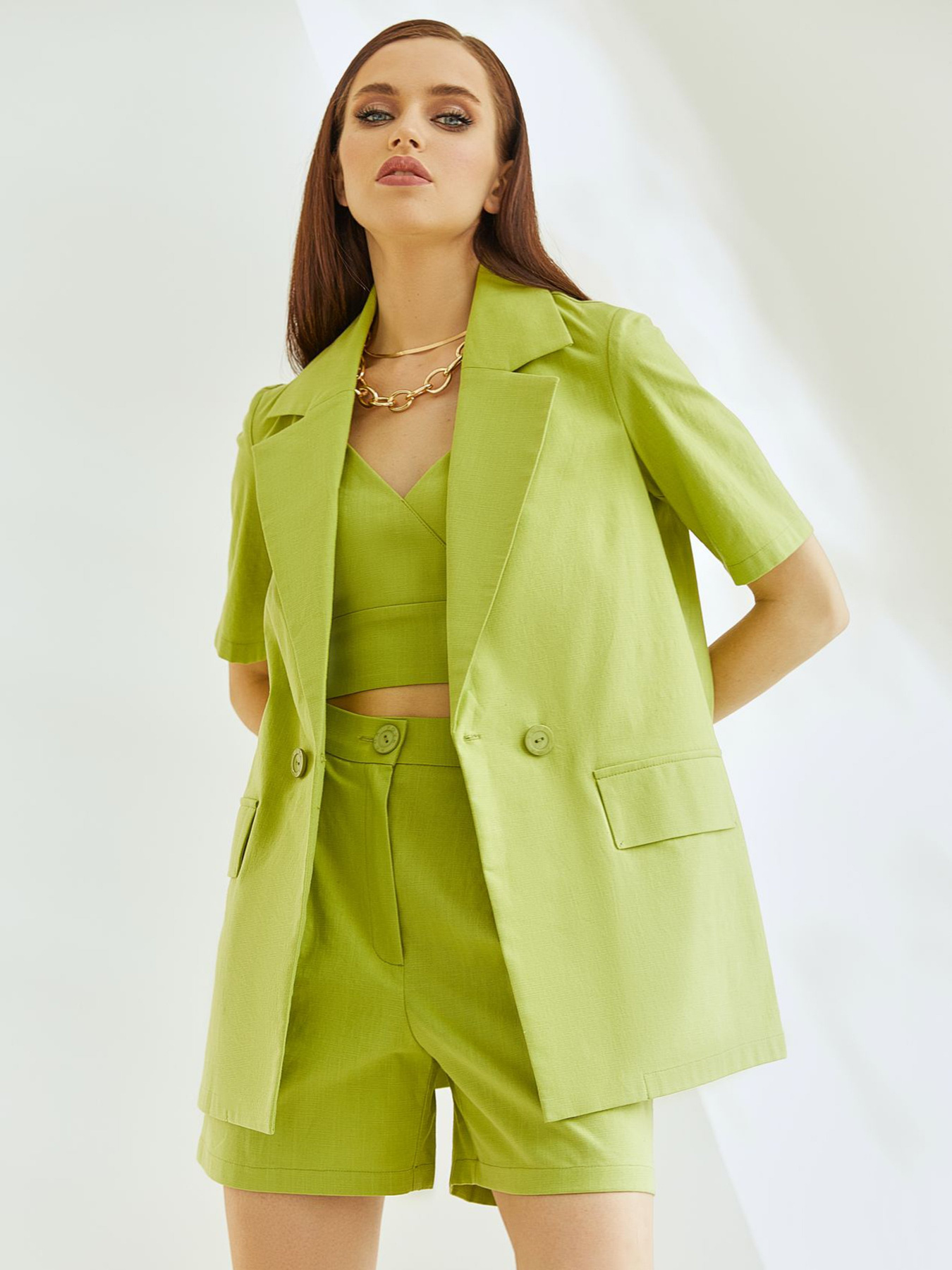 Костюмы VOVK модель 011474 лайм Фото
