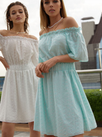 Платья VOVK модель 011534 білий Фото