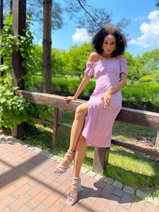 Платья VOVK модель 011703 бузковий Фото