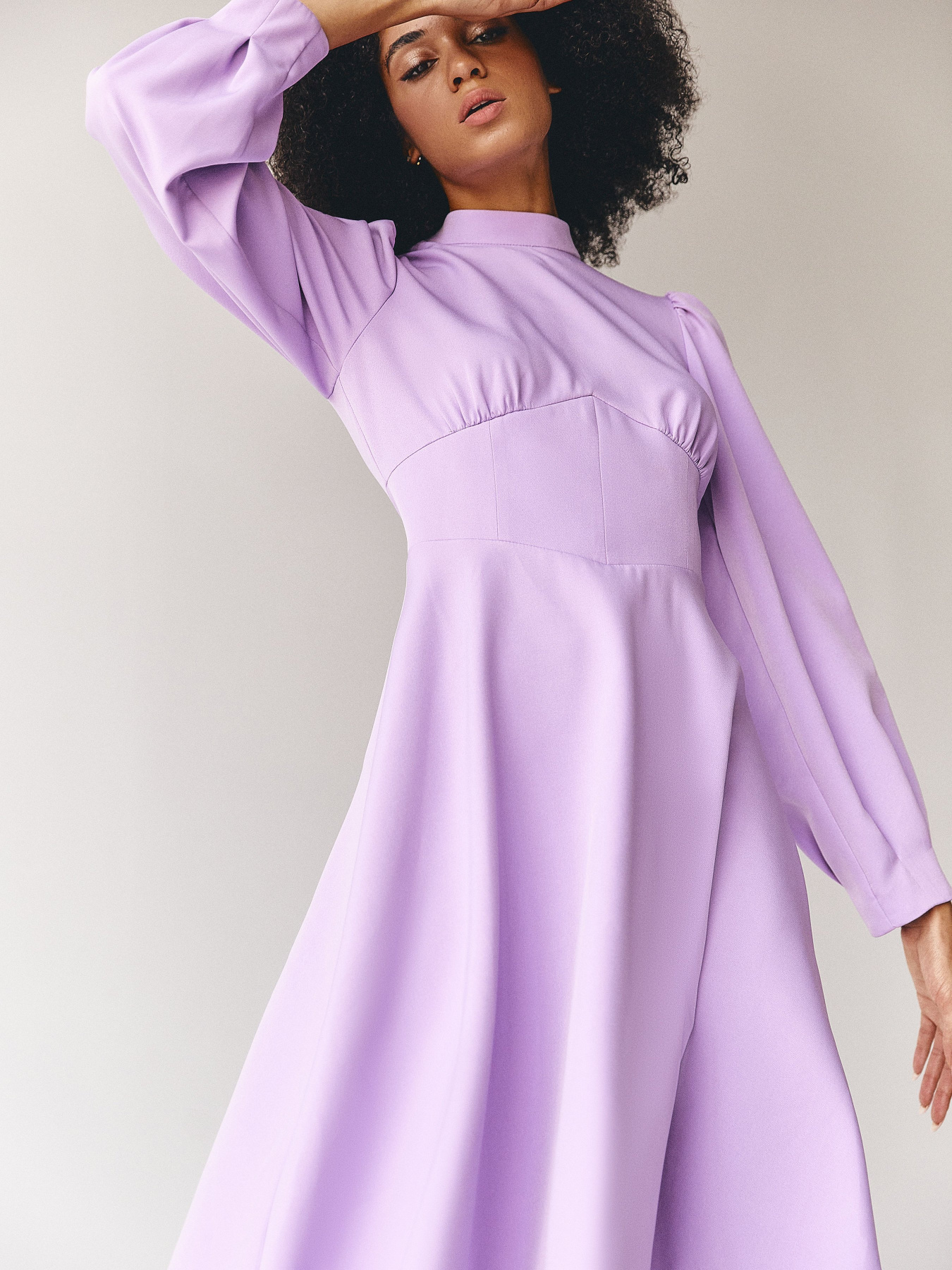 Платья VOVK модель 011547 лавандовий Фото