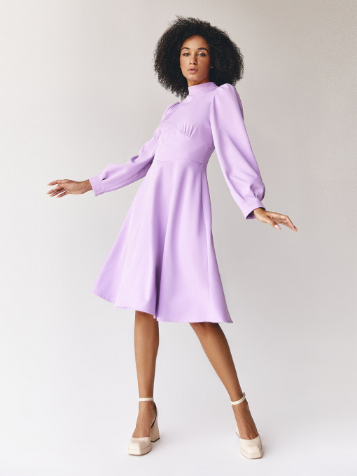 Платья VOVK модель 011547 лавандовий Фото