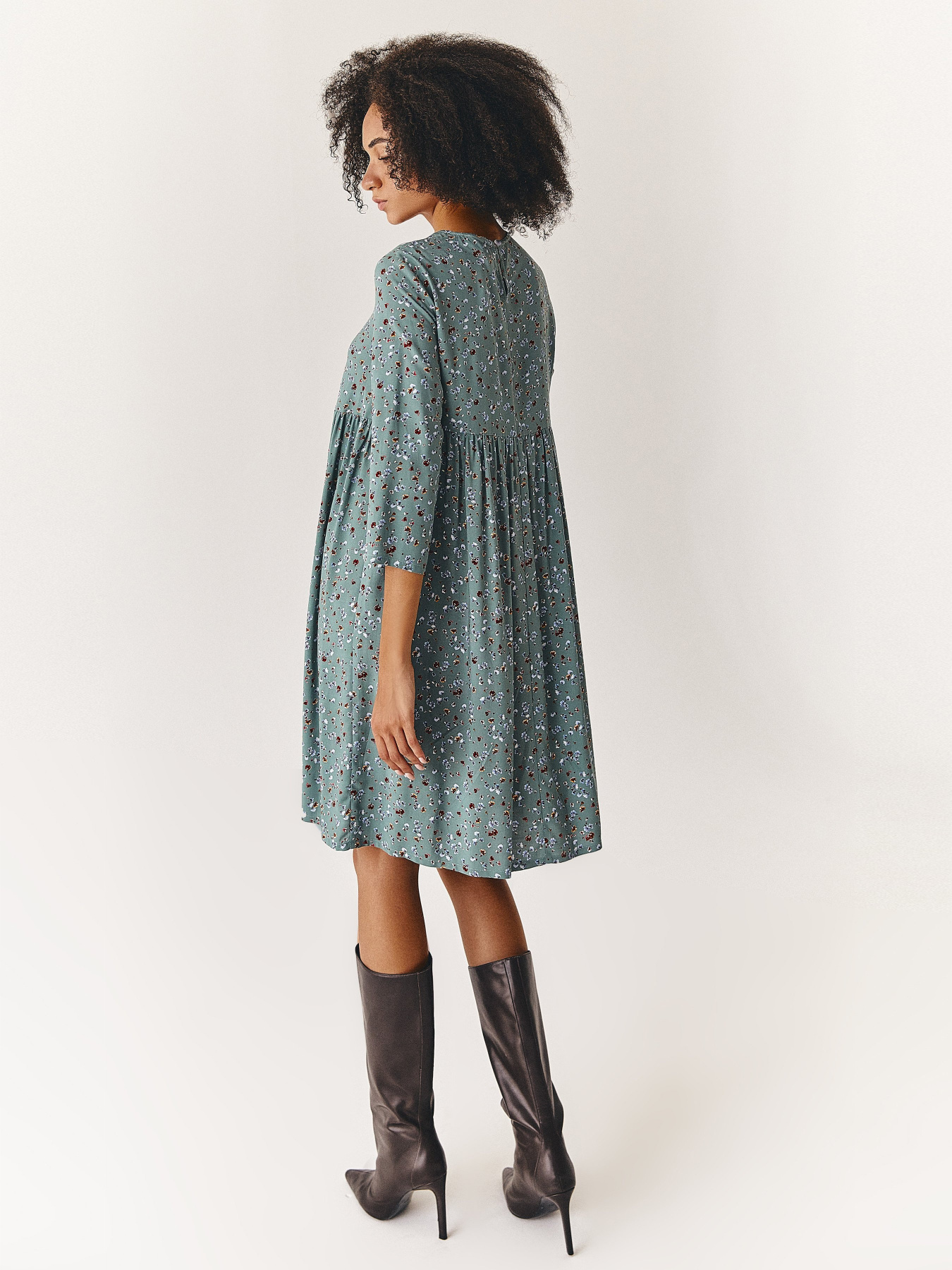 Платья VOVK модель 09810 трав'яний Фото