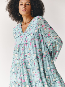 Платья VOVK модель 011939 принт квіти Фото