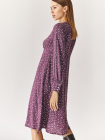 Платья VOVK модель 09809 темно-фрезовий Фото