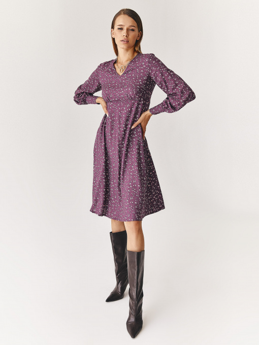 Платья VOVK модель 09809 темно-фрезовий Фото