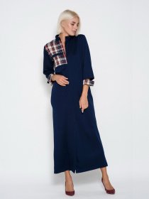 Платья ISSA Plus модель 10194_темно-синий Фото