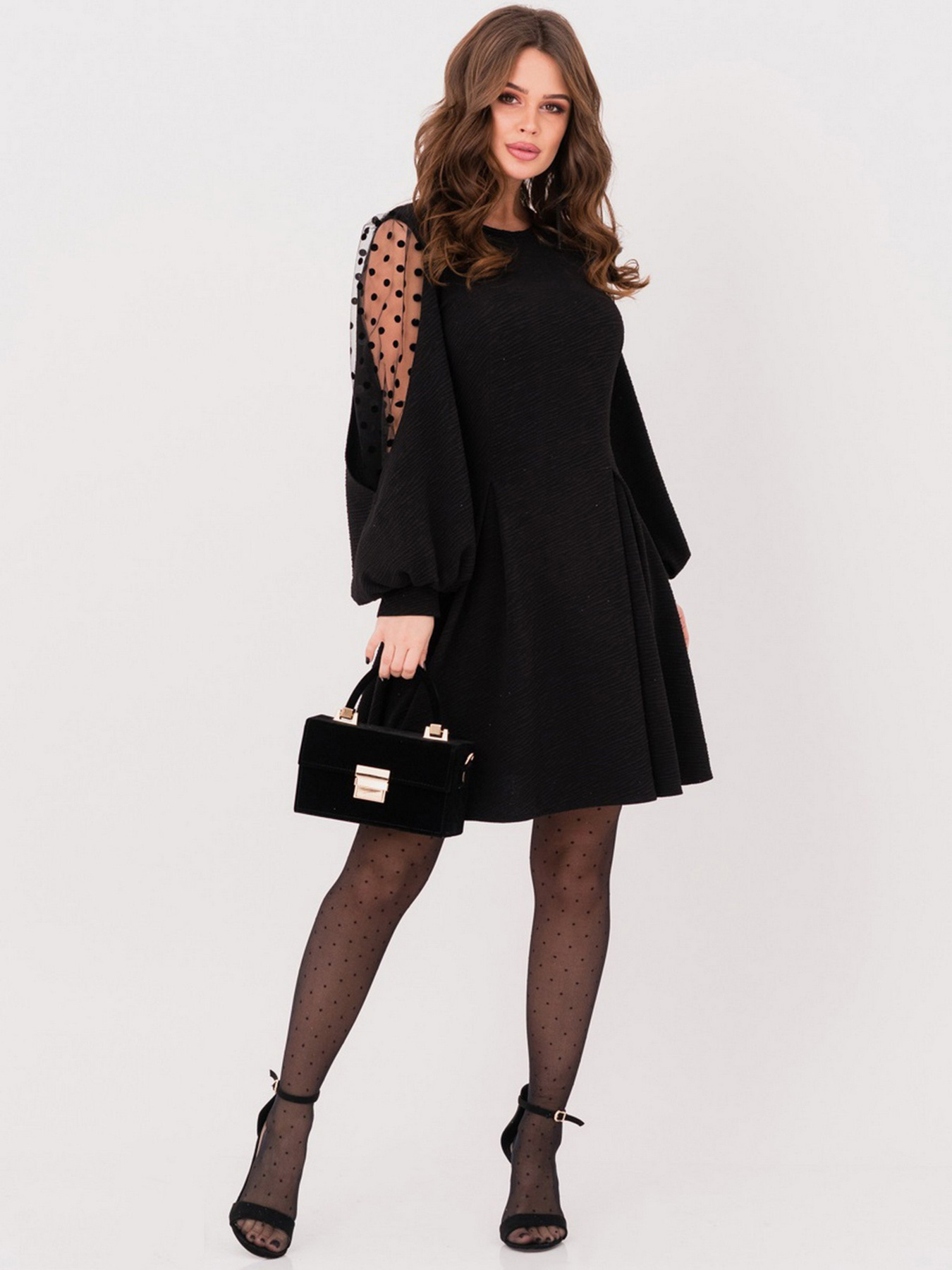 Платья ISSA Plus модель 11254_черный Фото