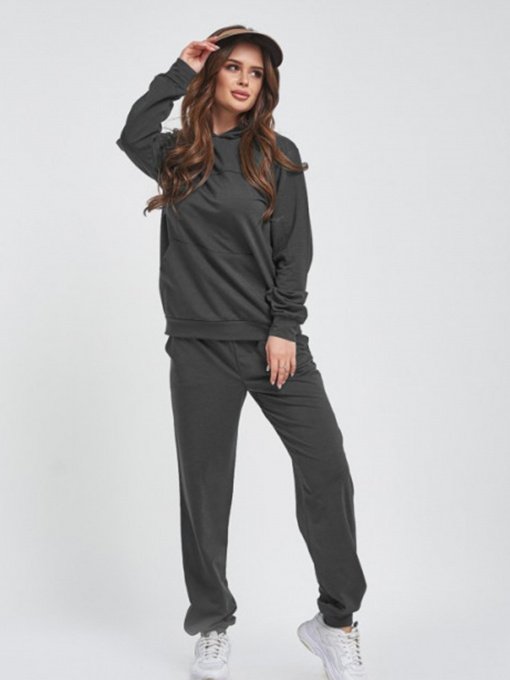 Спортивный костюм ISSA Plus модель 11440_темно-серый Фото