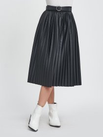 Юбки ISSA Plus модель 11451_черный Фото