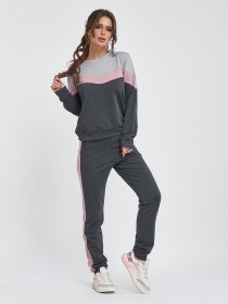 Спортивный костюм ISSA Plus модель 11461_темно-серый Фото