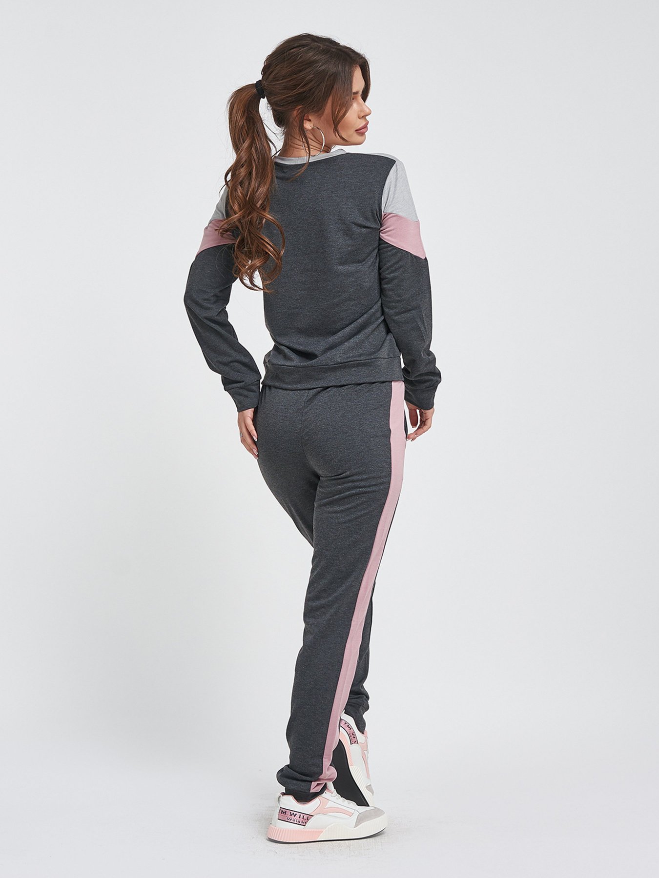 Спортивный костюм ISSA Plus модель 11461_темно-серый Фото