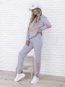 Спортивный костюм ISSA Plus модель 12088_серый Фото