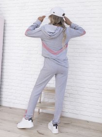 Спортивный костюм ISSA Plus модель 12088_серый Фото