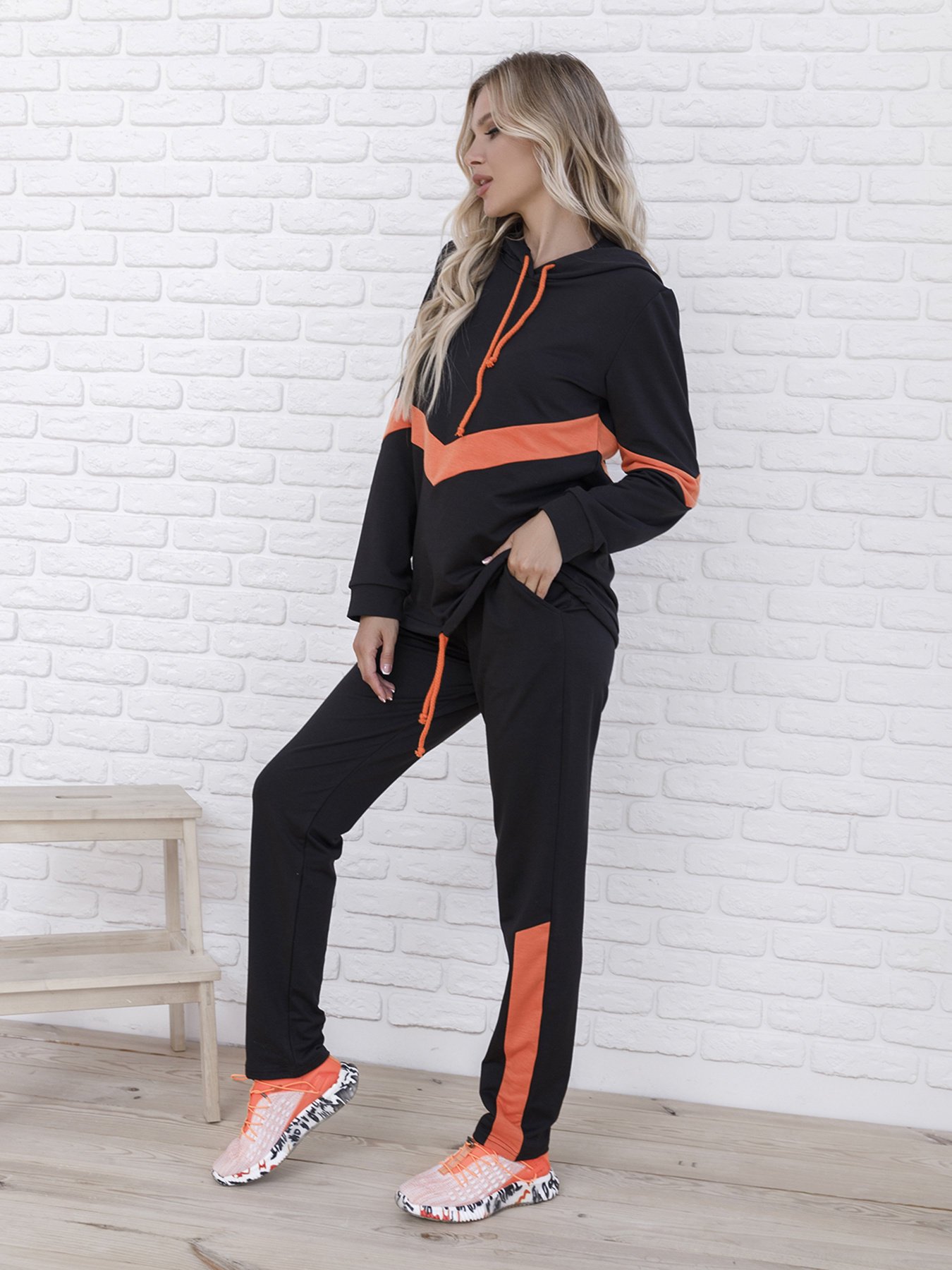 Спортивный костюм ISSA Plus модель 12088_черный Фото