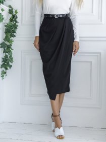 Юбки ISSA Plus модель 12089_черный Фото