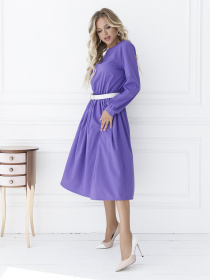 Платья ISSA Plus модель 12094_темно-сиреневый Платья ISSA Plus модель 12094_темно-сиреневый Фото