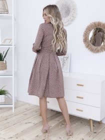 Сукні ISSA Plus модель 12099_светло-коричневый Фото