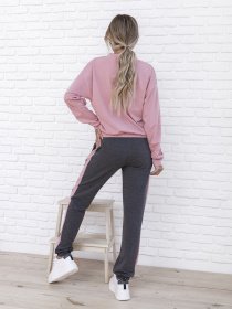 Спортивный костюм ISSA Plus модель 12100_розовый Фото