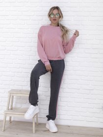 Спортивный костюм ISSA Plus модель 12100_розовый Фото